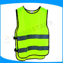 Runners reflective vest with reflective tape and side elastic band